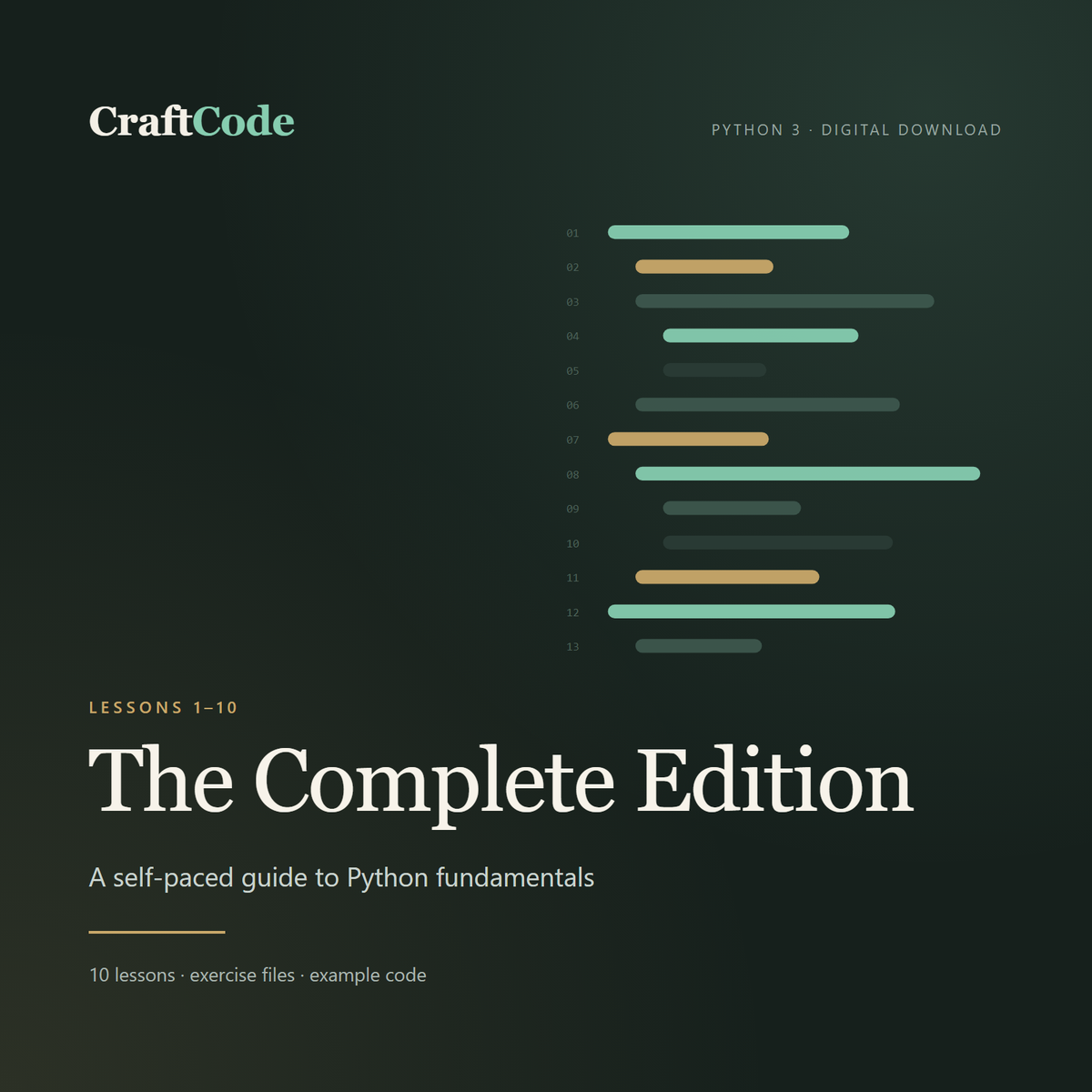 CraftCode Complete Edition (Parts 1–3)